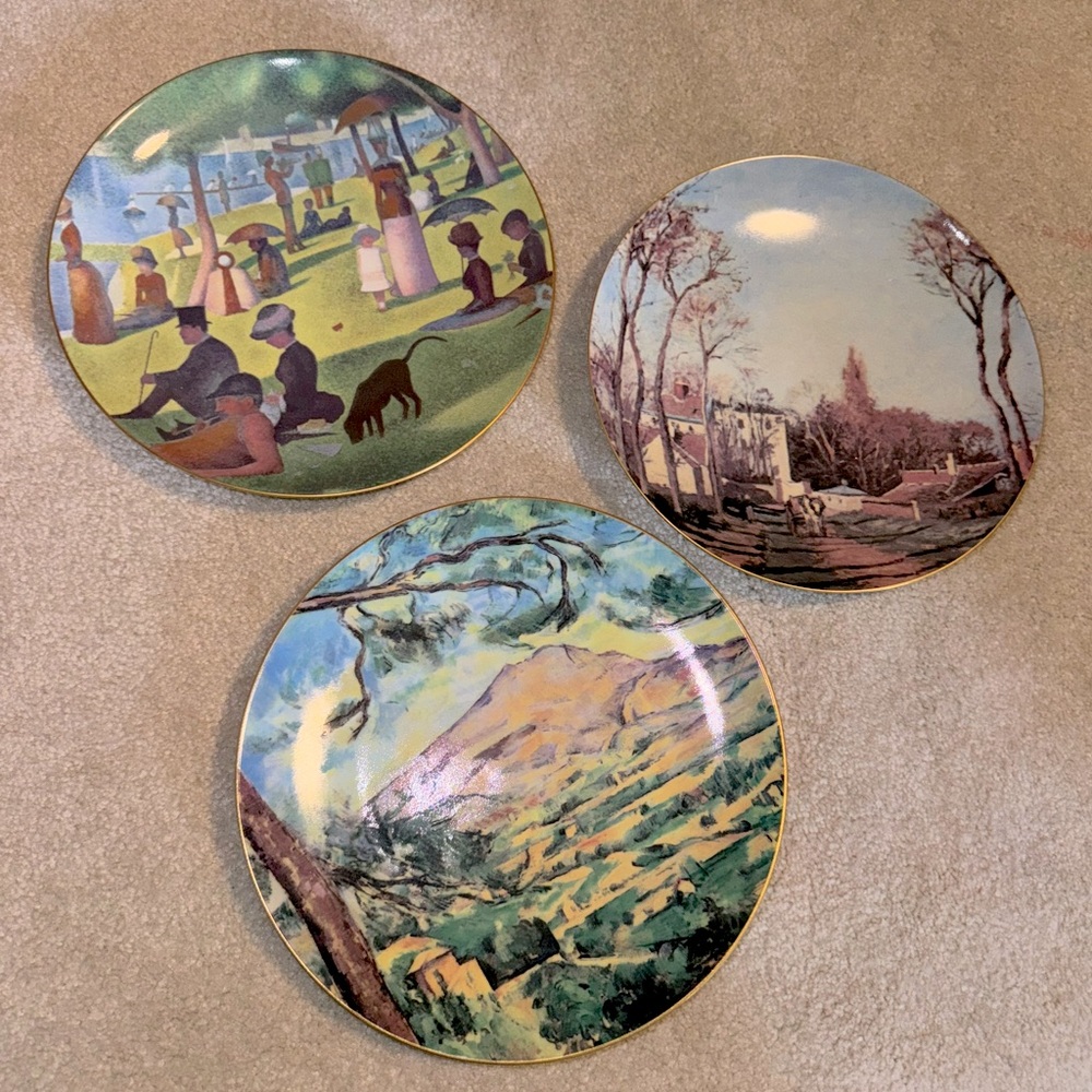 Vintage Limoges porcelain plates